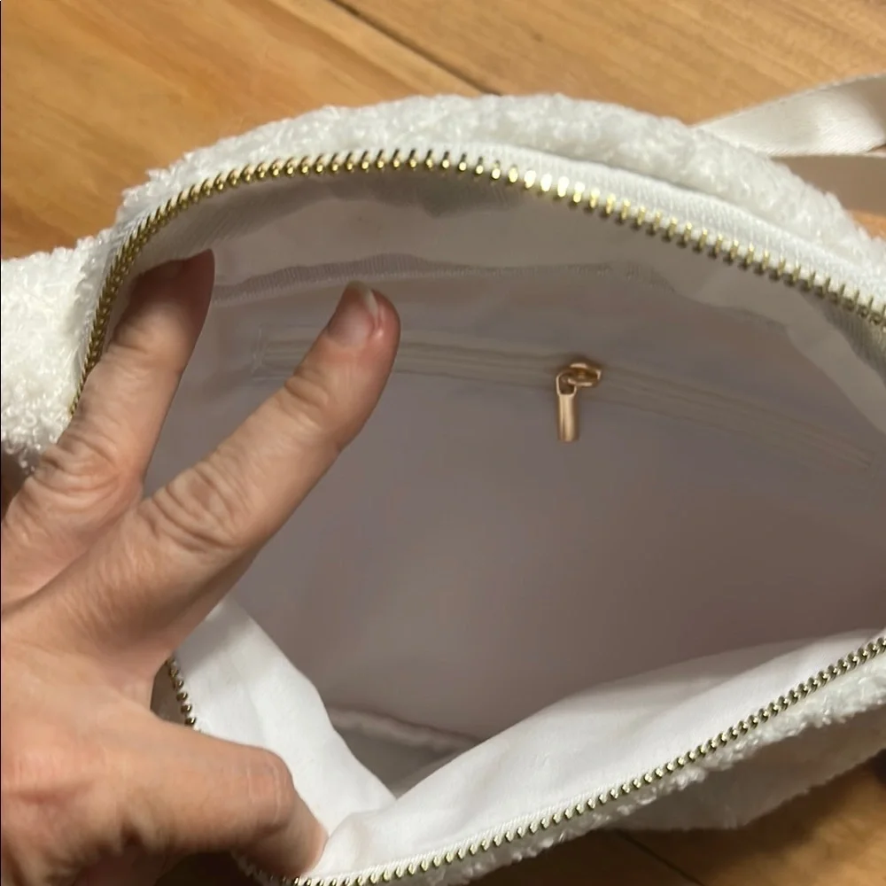 White Bride Fanny pack with Gold Details